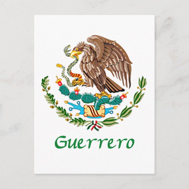 Carte Postale Aigle mexicaine de Guerrero (Devant)