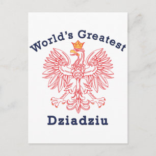 Carte Postale Aigle rouge Dziadziu le plus grand du monde