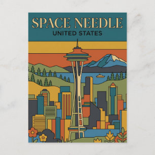 Carte Postale Aiguille de l'espace Washington