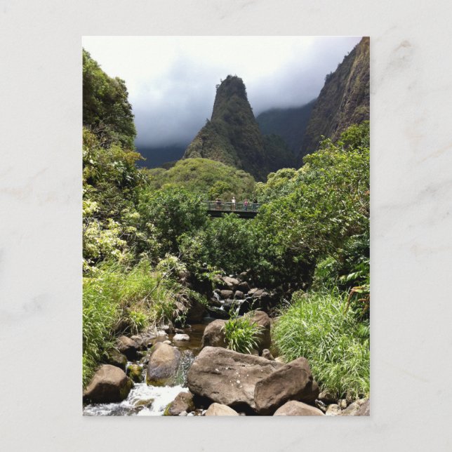 Carte Postale Aiguille d'Iao dans le Parc d'État de la Vallée d' (Devant)