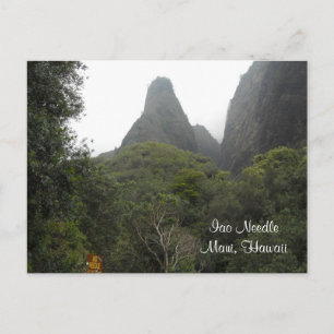 Carte Postale Aiguille Iao - Maui Hawaï