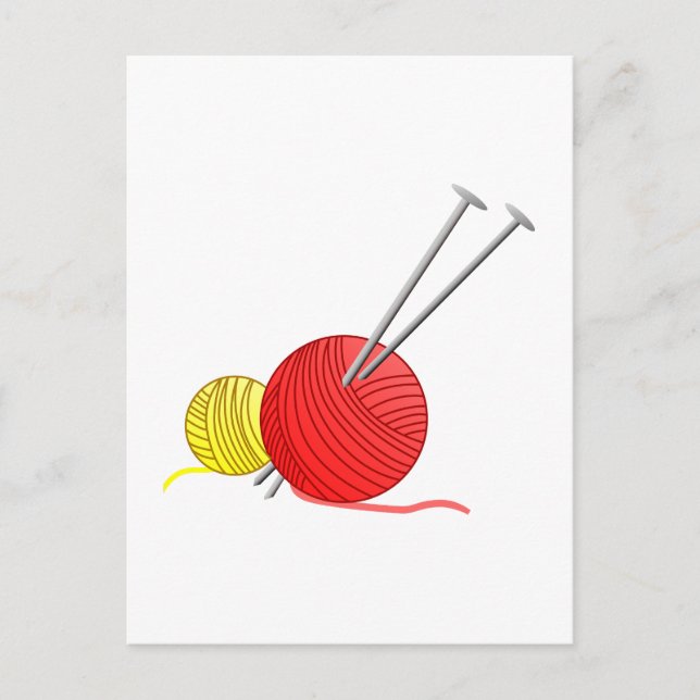 Carte Postale Aiguilles et fils (Devant)