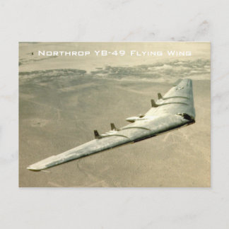 Carte Postale Aile volant Northrop YB-49