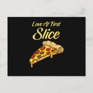 Carte Postale Aimer À Première Tranchée Drôle Pizza Pepperoni Fr