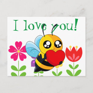 Carte Postale Aimer Bee