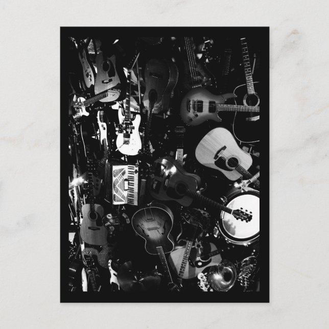 Carte postale-Aimer les Arts-Guitares (Devant)