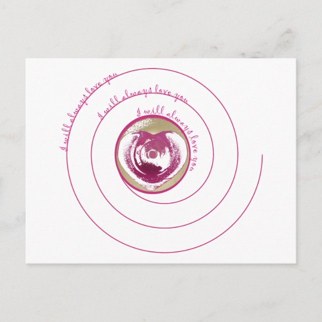 Carte Postale Aimer toujours (Devant)