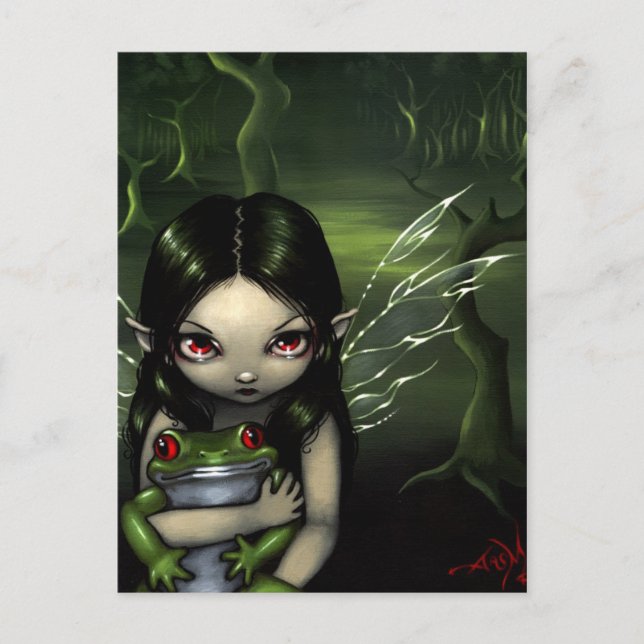 Carte postale "Aimer une grenouille" (Devant)