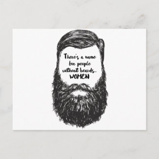 Carte Postale Aimez la barbe