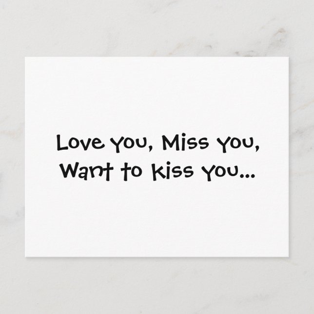 Carte Postale Aimez-vous, Mlle vous, voulez vous embrasser… (Devant)