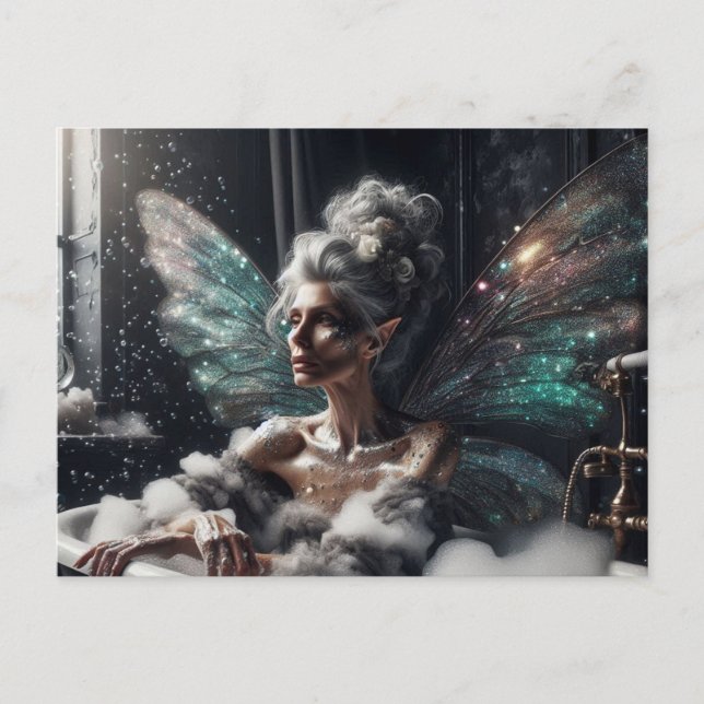 Carte Postale Aîné Fairy Bored in the Bath (Devant)
