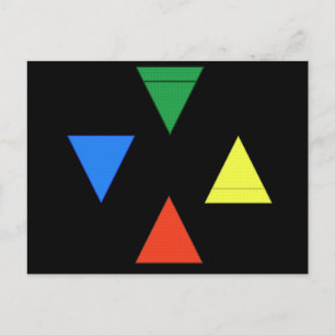 Carte Postale Air Fire Water Earth