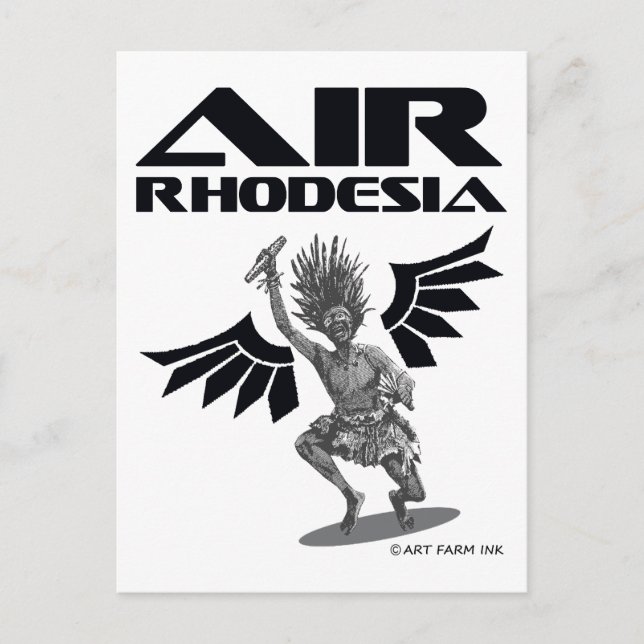 Carte Postale Air Rhodesia (Devant)