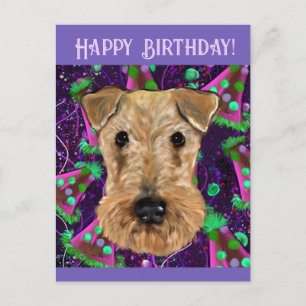 CARTE POSTALE AIRDALE TERRIER  