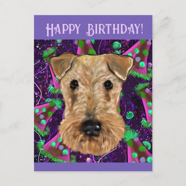CARTE POSTALE AIREDALE TERRIER   (Devant)