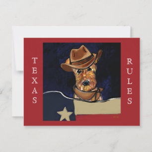 CARTE POSTALE AIREDALE TERRIER