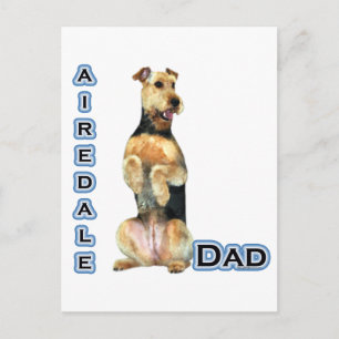 Carte Postale Airedale Terrier Papa 4