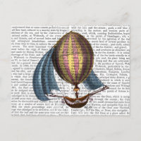 AirShip avec voiles bleues