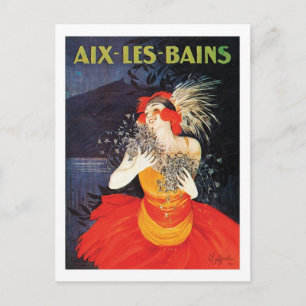 Carte Postale Aix Les Bains Travel Poster