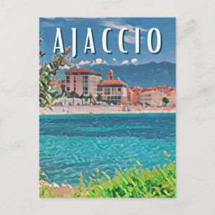 Carte Postale Ajaccio Photo Vintage 