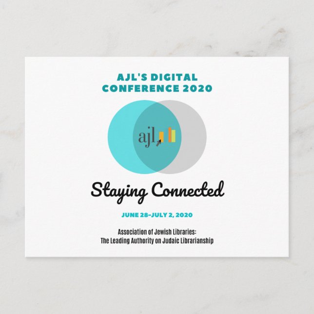 Carte postale AJL Digital Conference 2020 (Devant)