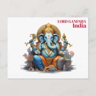 Carte Postale Ajouter au tourisme de voyage vintage en Inde