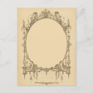 Carte Postale Ajouter du texte et de l'image pour orner le cadre