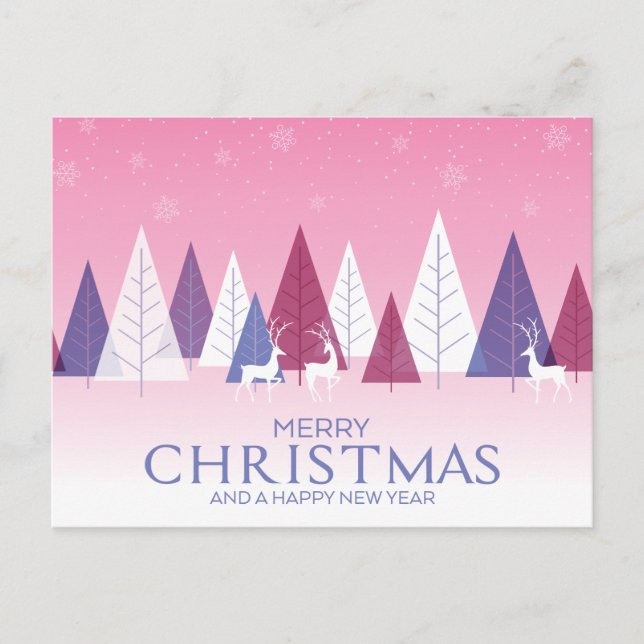 Carte Postale Ajouter votre photo | Joyeux Noël (Devant)
