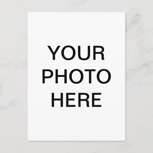 Carte Postale Ajouter votre photo personnalisable  (Devant)