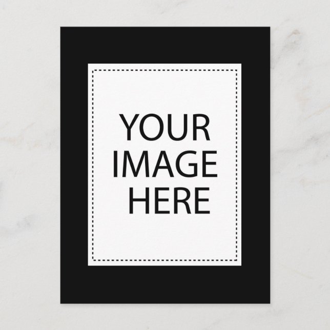 Carte Postale Ajouter Votre Propre Image Ou Texte - Customisé (Devant)