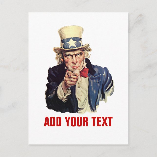 Carte Postale Ajouter votre texte (Devant)