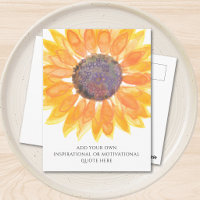 Ajoutez Votre Propre Citation Inspirante Tournesol