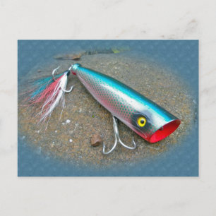 Carte Postale AJS Saltwater Lure Popper Blue Dragon Objets