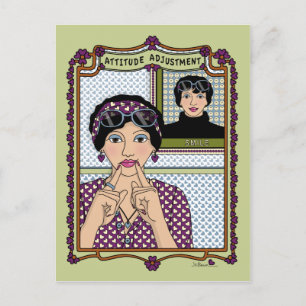 Carte postale Ajustement d'assiette_A_