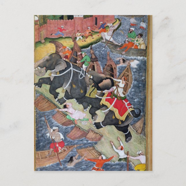 Carte Postale Akbar domine l'éléphant Savage, Hawa'i (Devant)