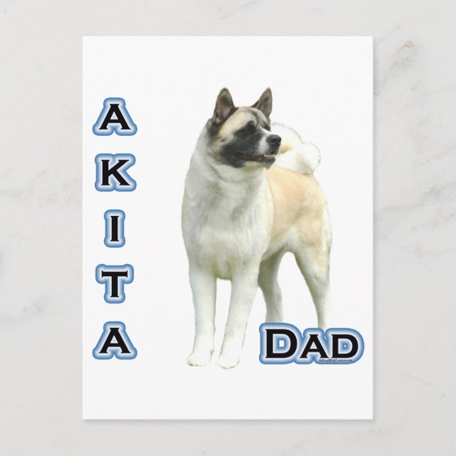 Carte Postale Akita Papa 4 (Devant)