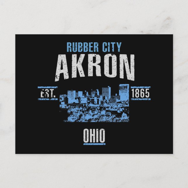 Carte Postale Akron (Devant)