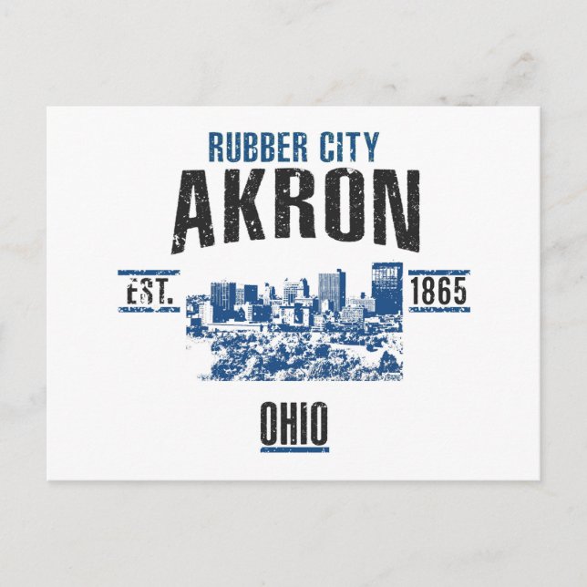 Carte Postale Akron (Devant)