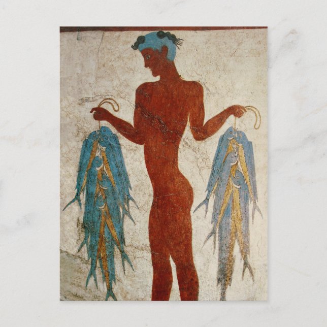 Carte Postale Akrotiri Fisherman (Devant)
