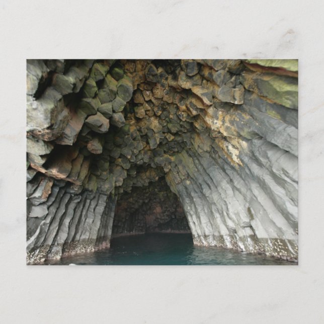 Carte Postale Akun Island Columnar Basalt Cave, îles Aléoutienne (Devant)