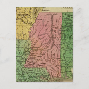 Carte Postale Ala, Miss, La, Ark