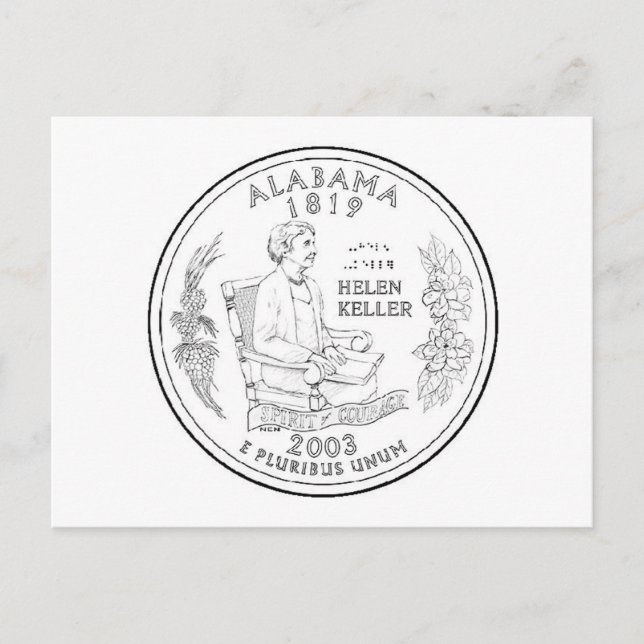 Carte Postale Alabama (Devant)