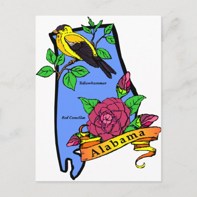 Carte Postale alabama (Devant)