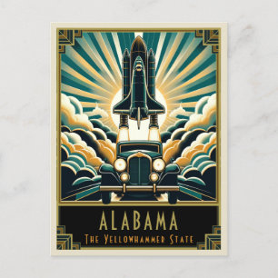 Carte Postale Alabama Art déco