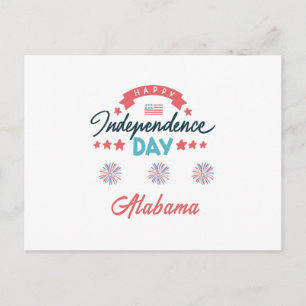 Carte Postale Alabama : Joyeuse fête de l'Indépendance !