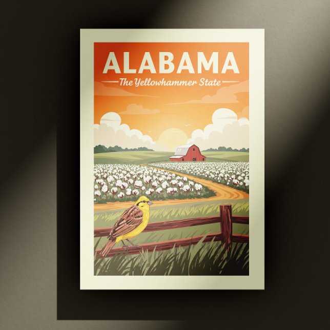 Carte Postale Alabama vintage (Créateur téléchargé)