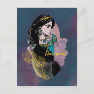 Carte Postale Aladdin   Courageux Jasmine