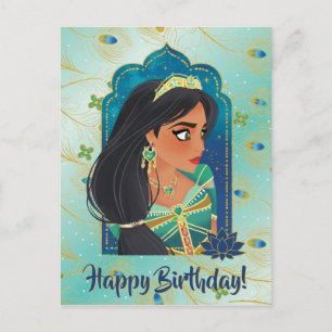 Carte Postale Aladdin   Graphique de profil latéral Jasmine