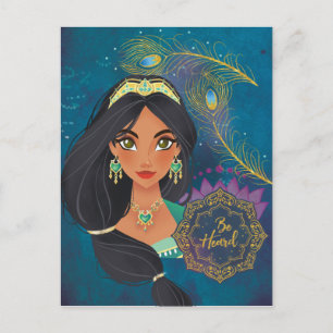 Carte Postale Aladdin   Jasmine "Soyez entendu"