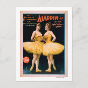 Carte Postale Aladdin Jr. Conte d'un merveilleux théâtre de lamp